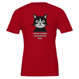 House of Bitey (tm) Lots of Staring Fun Going on Here - Cat - Premium Unisex Crewneck T-shirt