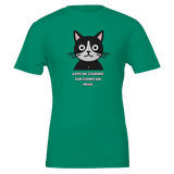 House of Bitey (tm) Lots of Staring Fun Going on Here - Cat - Premium Unisex Crewneck T-shirt
