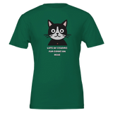 House of Bitey (tm) Lots of Staring Fun Going on Here - Cat - Premium Unisex Crewneck T-shirt