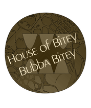 House of Bitey Bubba Bitey (tm) Monster Sepia oversized faded t-shirt