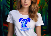 House of Bitey Bubba Bitey (tm) Lots of Staring Fun Going on Here - Dog - Premium Unisex Crewneck T-shirt