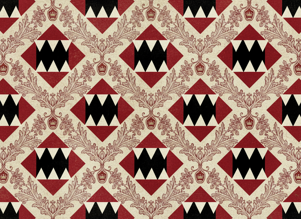 Firefly_Gemini_Flash_restyle_1700s_pattern_house_of_bitey_with_registered_trademark_symbol_316281.png