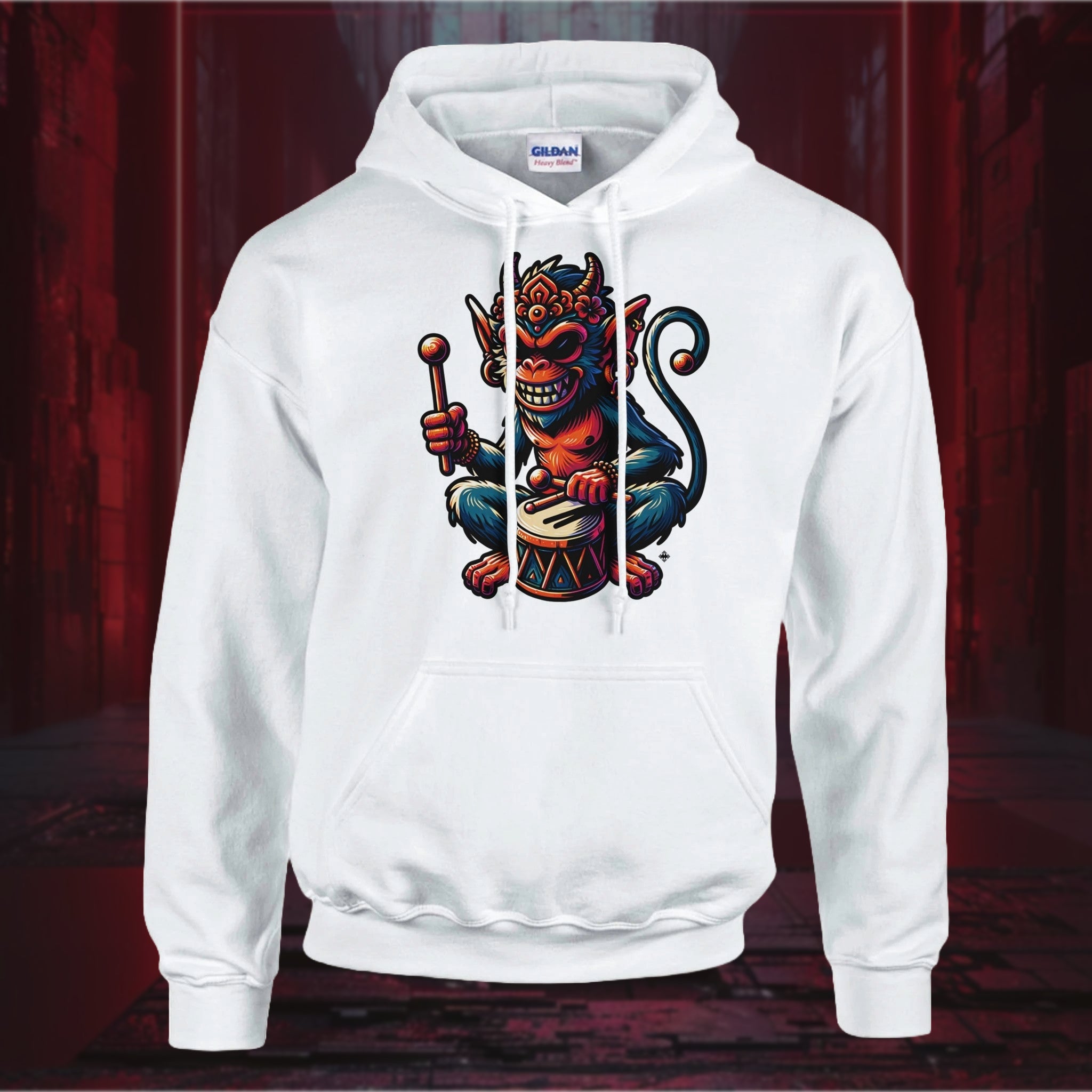 House of Bitey (tm) Evil Monkey Classic Unisex Pullover Hoodie