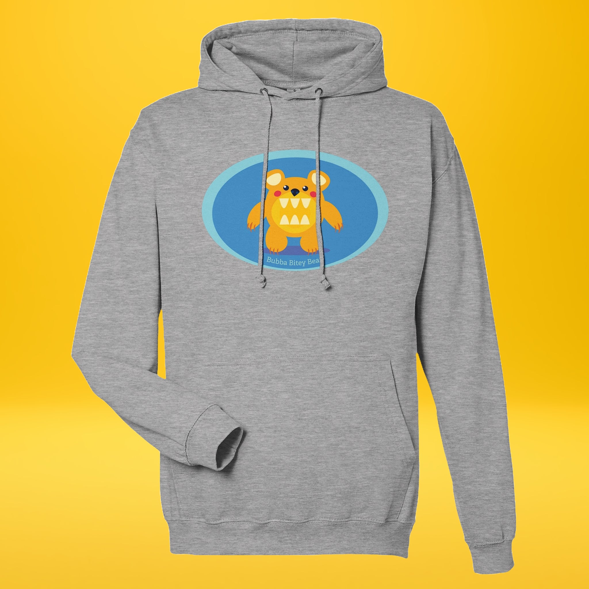 House of Bitey Bubba Bitey (tm) Bear Premium Unisex Pullover Hoodie