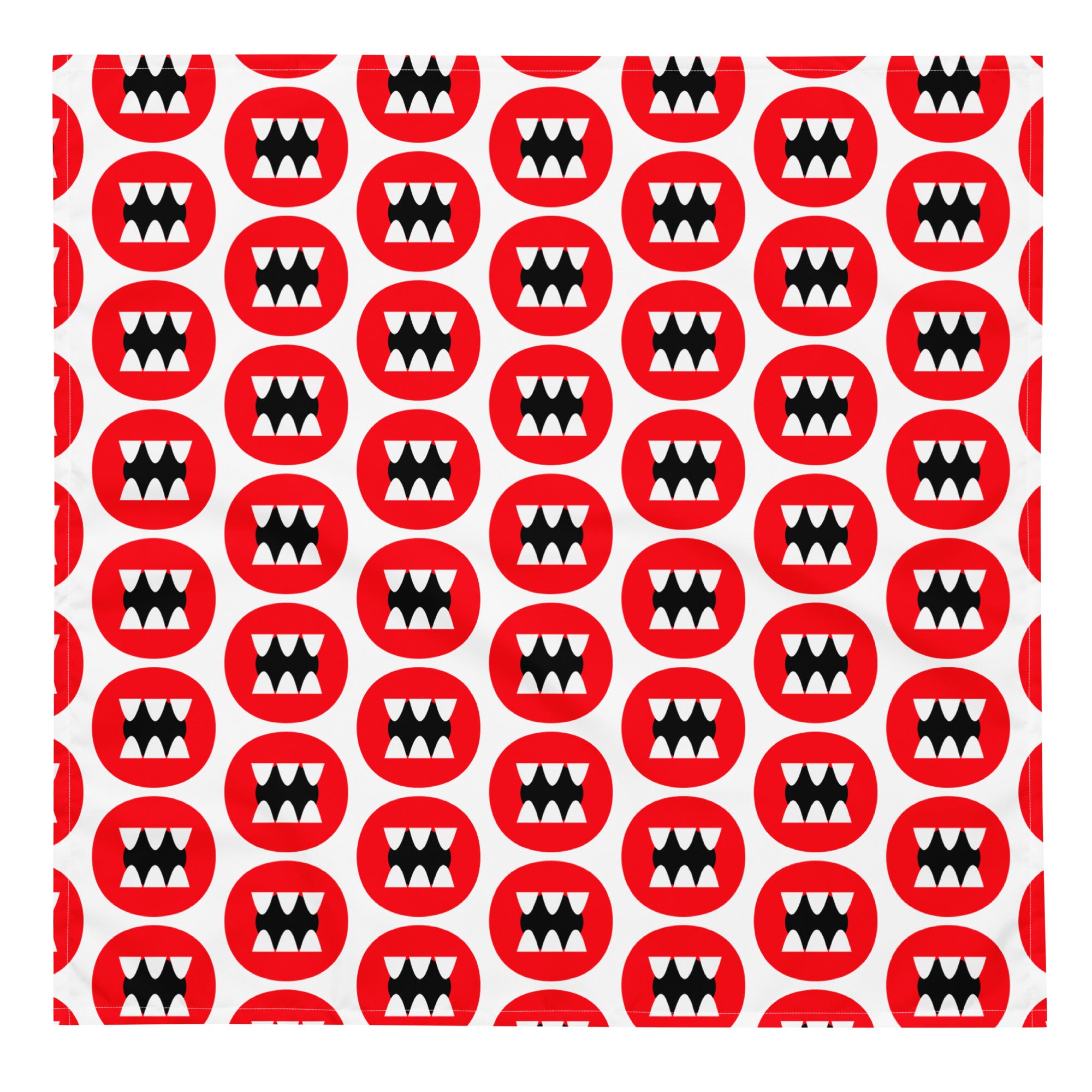 House of Bitey Bubba Bitey (tm) all-over print bandana 3.22" logo