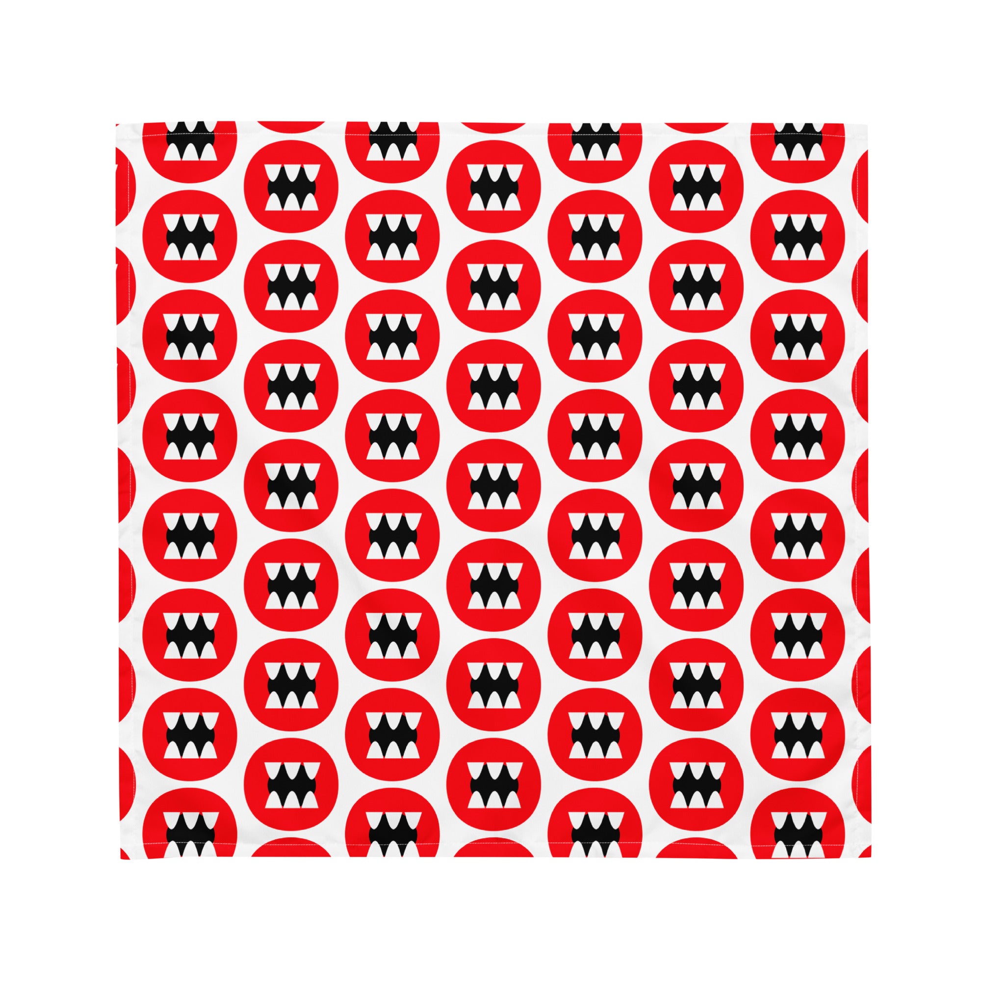 House of Bitey Bubba Bitey (tm) all-over print bandana 3.22" logo