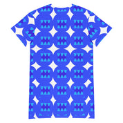 House of Bitey Bubba Bitey (tm) Blueberry T-shirt dress