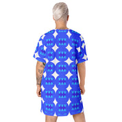 House of Bitey Bubba Bitey (tm) Blueberry T-shirt dress