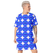 House of Bitey Bubba Bitey (tm) Blueberry T-shirt dress