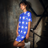 House of Bitey Bubba Bitey (tm) Blueberry T-shirt dress