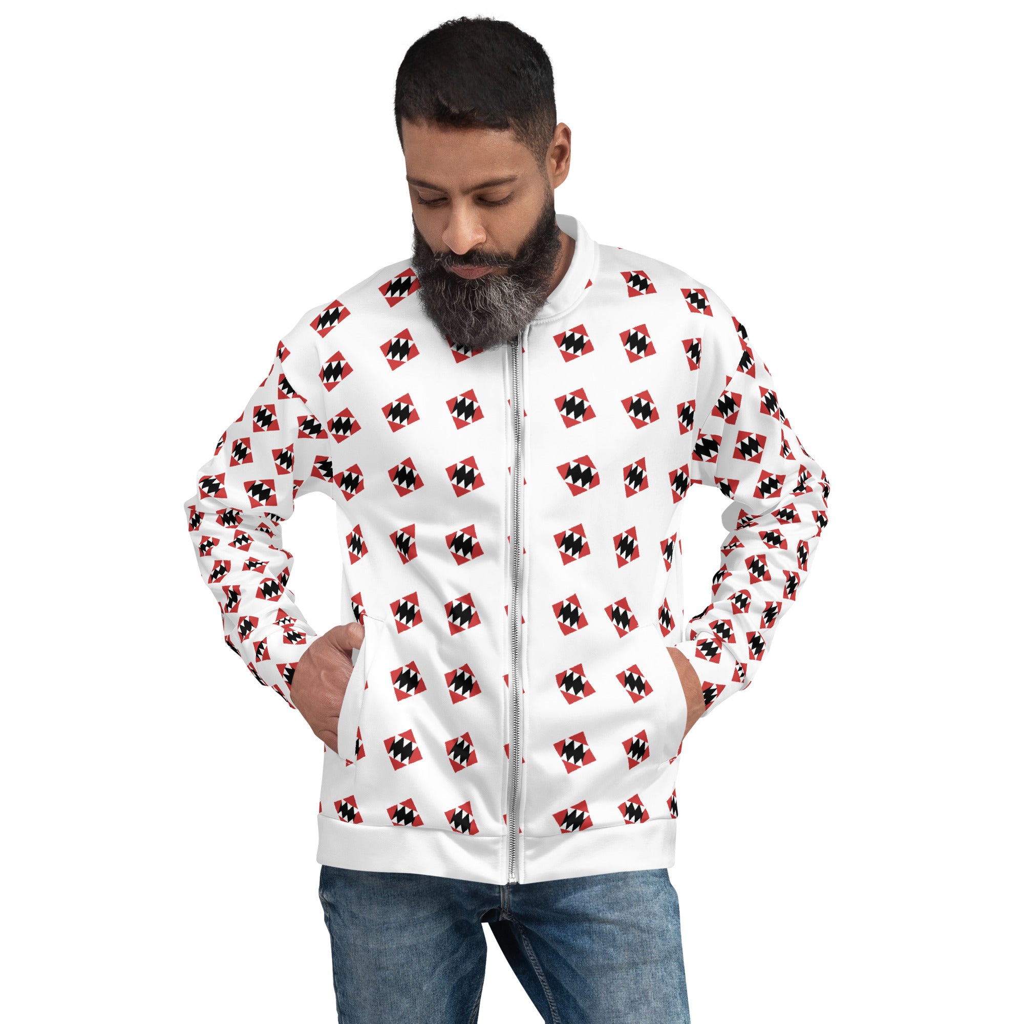 House of Bitey (tm) logo Unisex Bomber Jacket