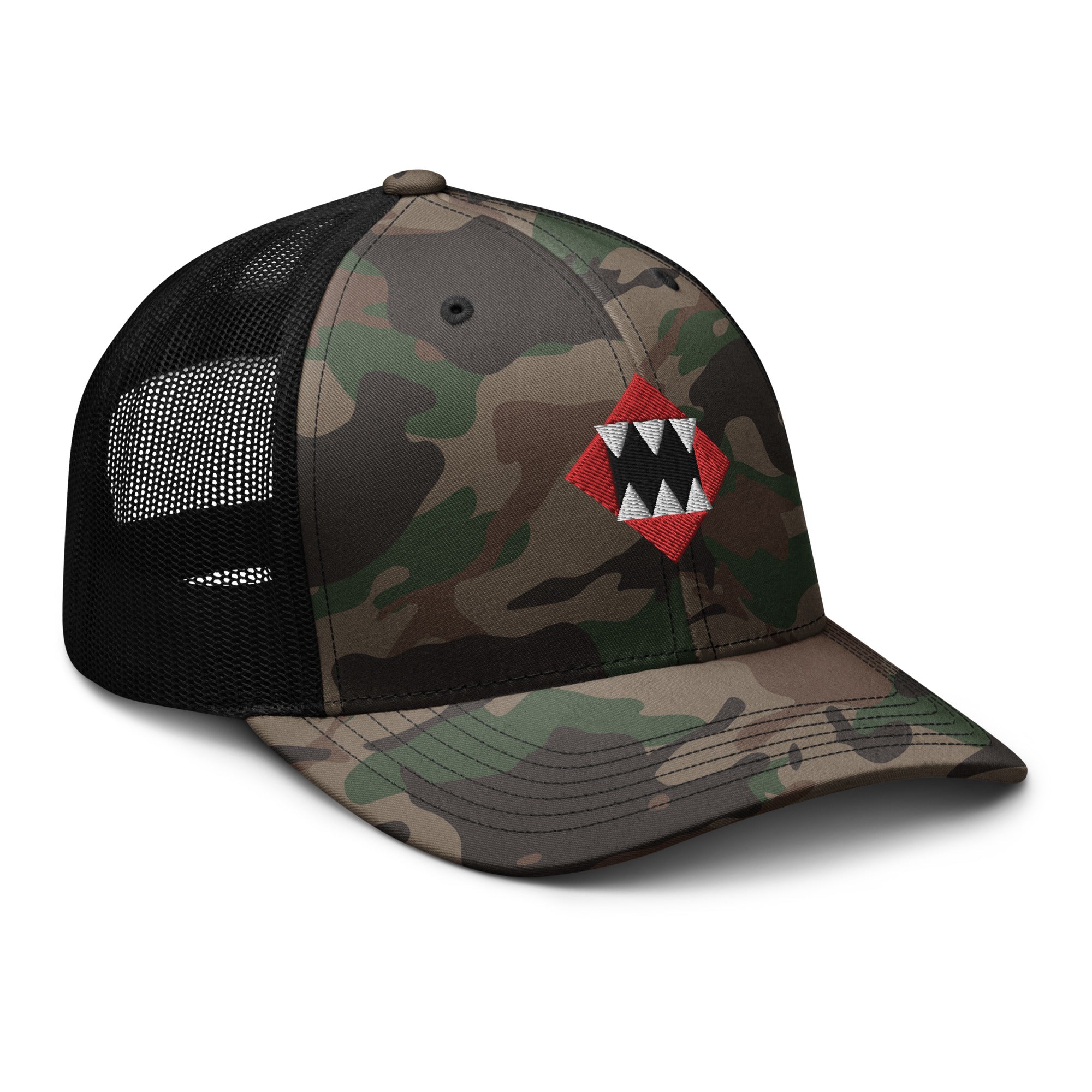 House of Bitey (tm) logo Camouflage trucker hat