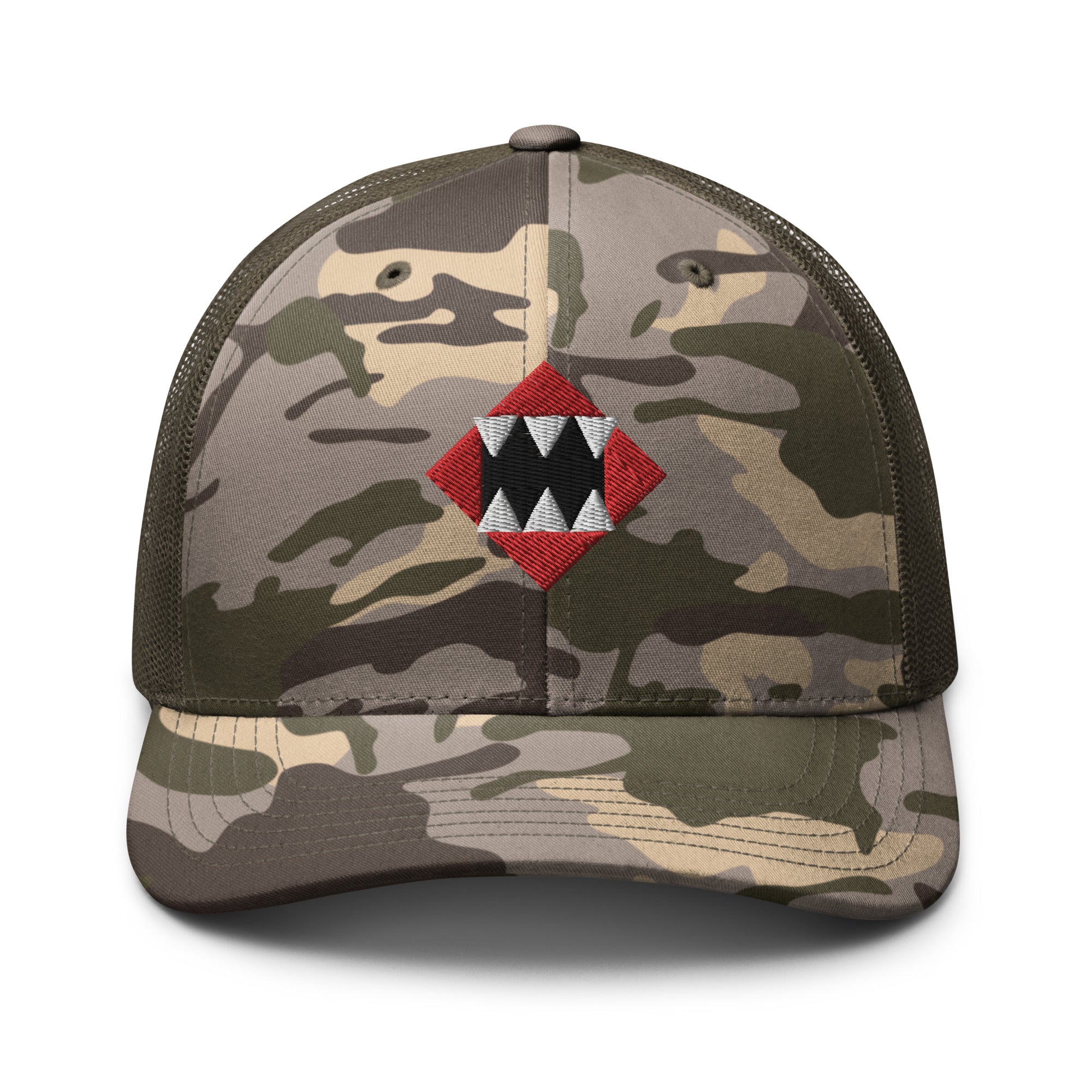 House of Bitey (tm) logo Camouflage trucker hat