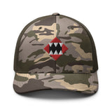 Casquette de camionneur camouflage avec logo House of Bitey (tm)