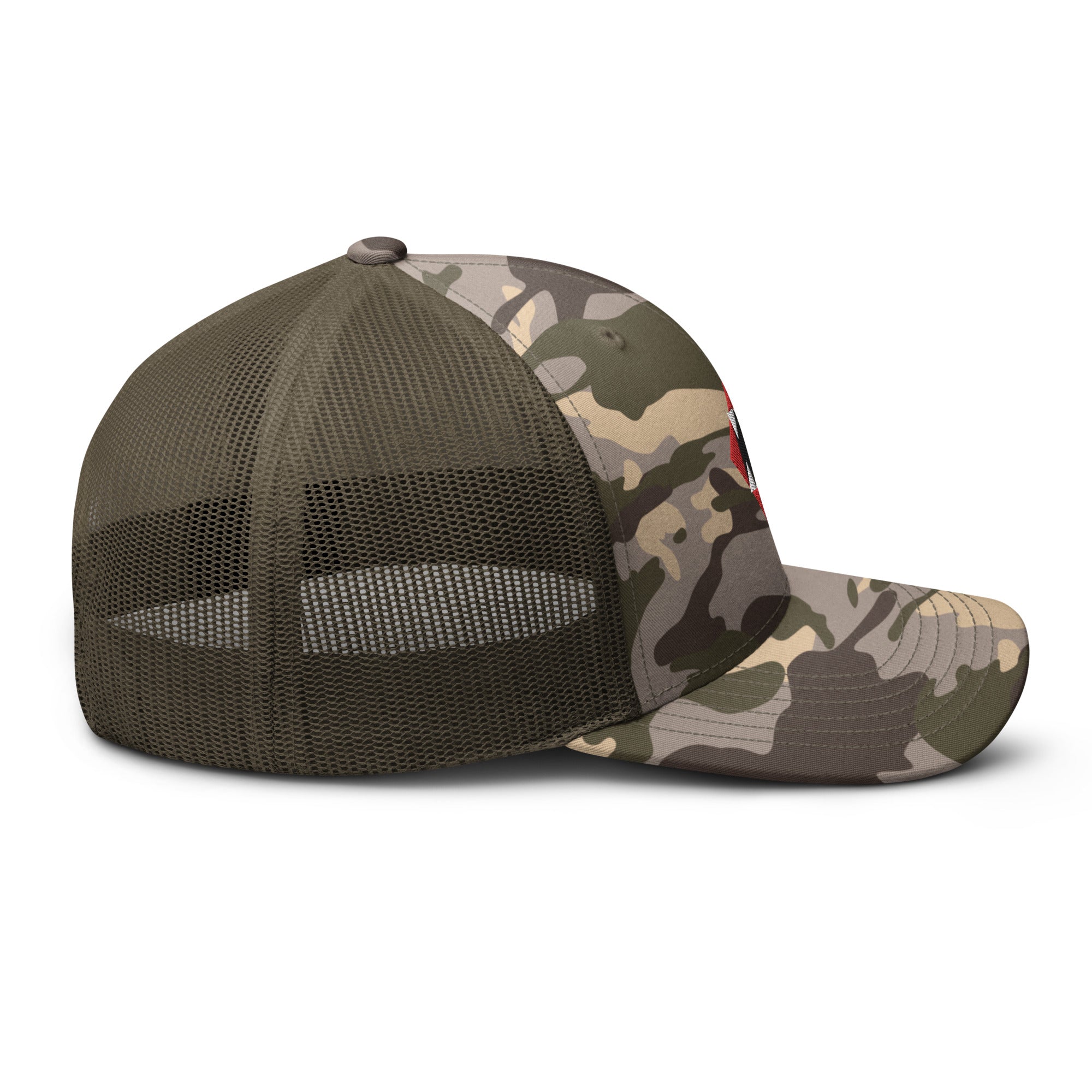 House of Bitey (tm) logo Camouflage trucker hat