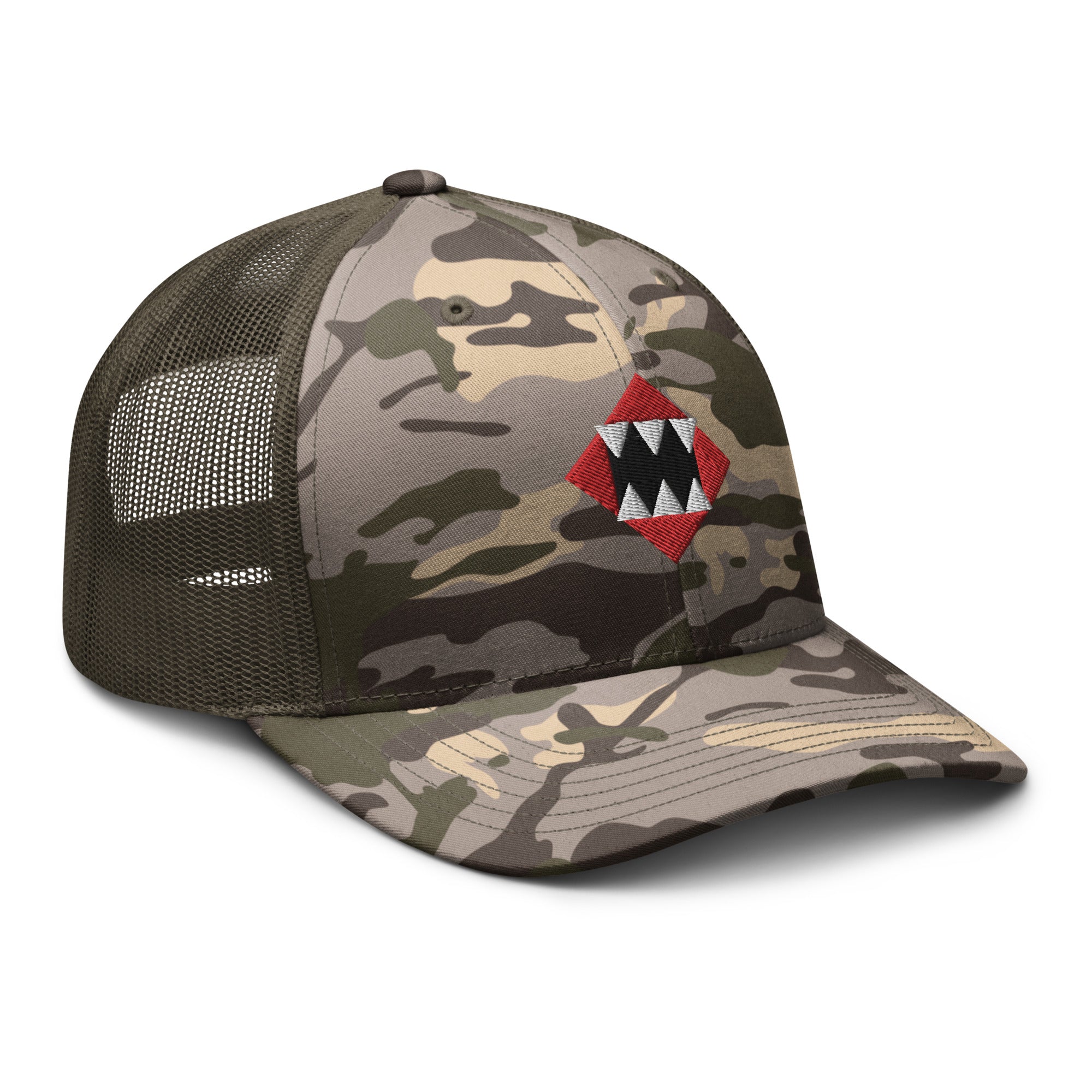 House of Bitey (tm) logo Camouflage trucker hat