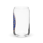 House of Bitey Bubba Bitey (tm) logo Blueberry - Can-shaped glass