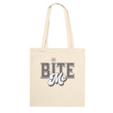 House of Bitey Bubba Bitey (tm) Bite Me premium tote bag