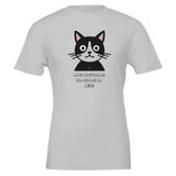 House of Bitey (tm) Lots of Staring Fun Going on Here - Cat - Premium Unisex Crewneck T-shirt