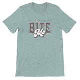 House of Bitey Bubba Bitey (tm) Bite Me premium unisex crewneck t-shirt