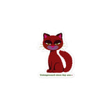 Red Cat - Unimpressed Since Day One by House of Bitey® - bubble-free stickers