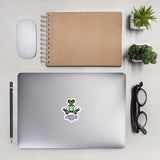 House of Bitey® Zen Now Frog - bubble-free stickers