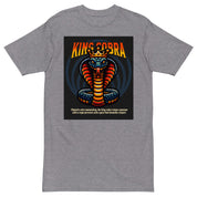 House of Bitey (tm) King Cobra men’s premium heavyweight tee