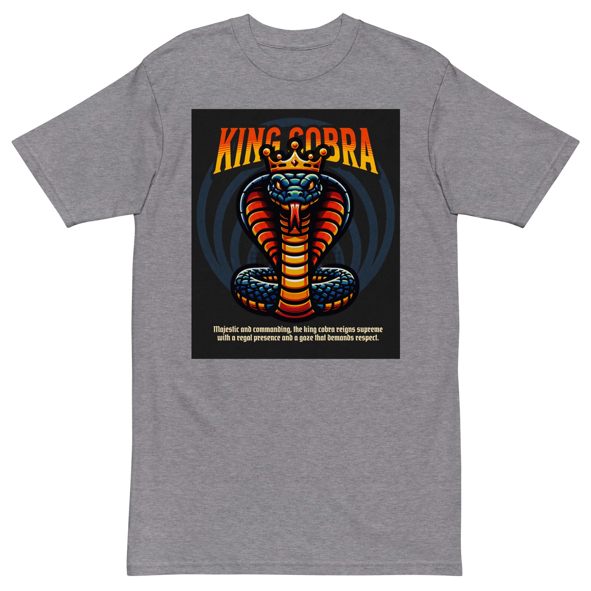 House of Bitey (tm) King Cobra men’s premium heavyweight tee