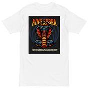 House of Bitey (tm) King Cobra men’s premium heavyweight tee