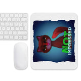 House of Bitey® Red Cat - Not Impressed - mouse pad