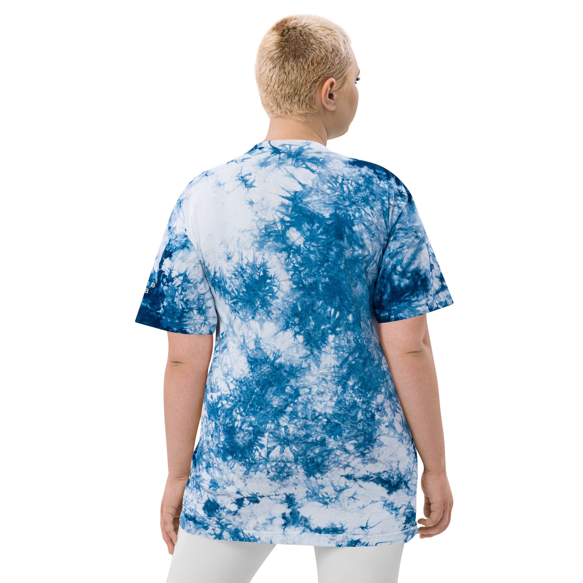 House of Bitey Bubba Bitey (tm) logo oversized tie-dye t-shirt