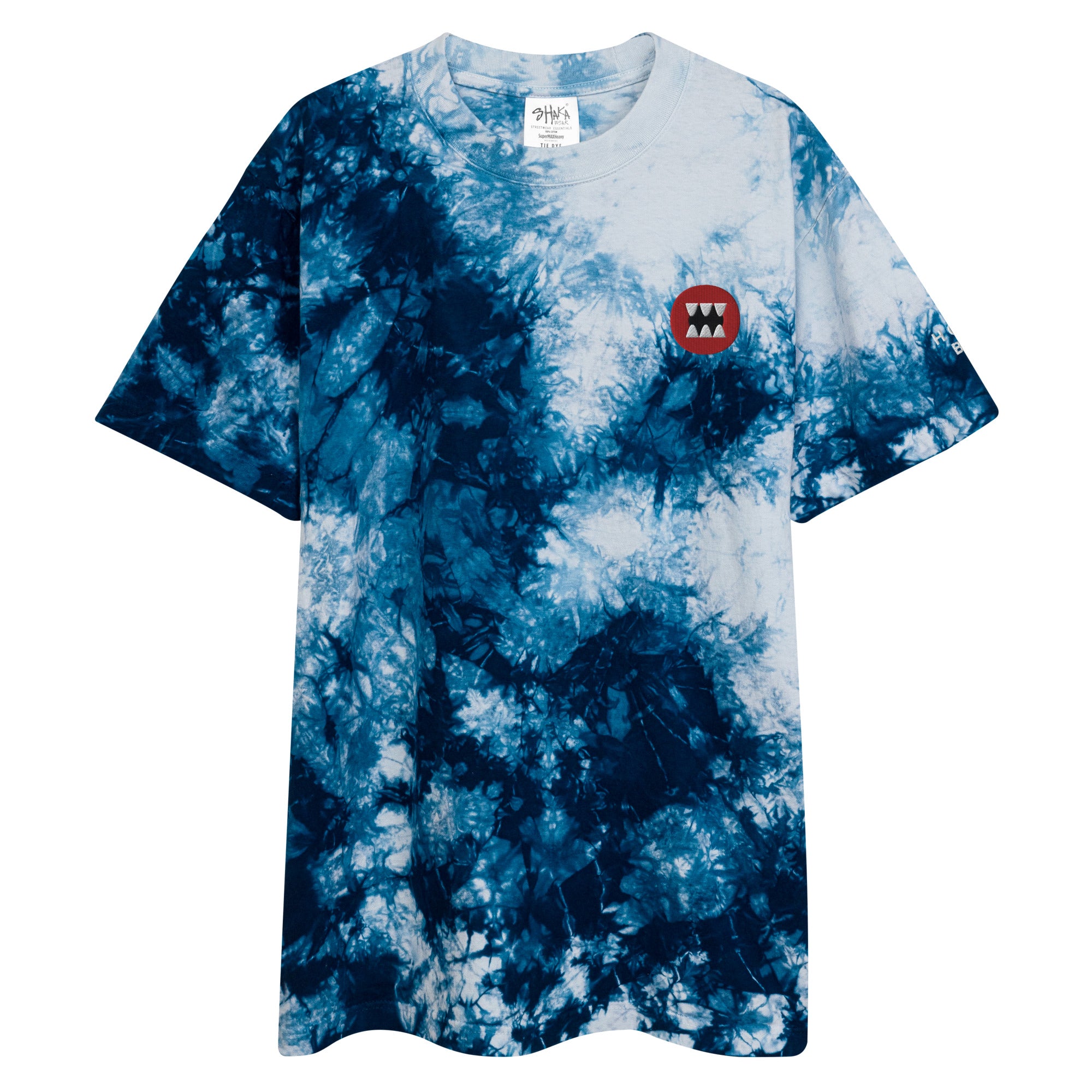 House of Bitey Bubba Bitey (tm) logo oversized tie-dye t-shirt