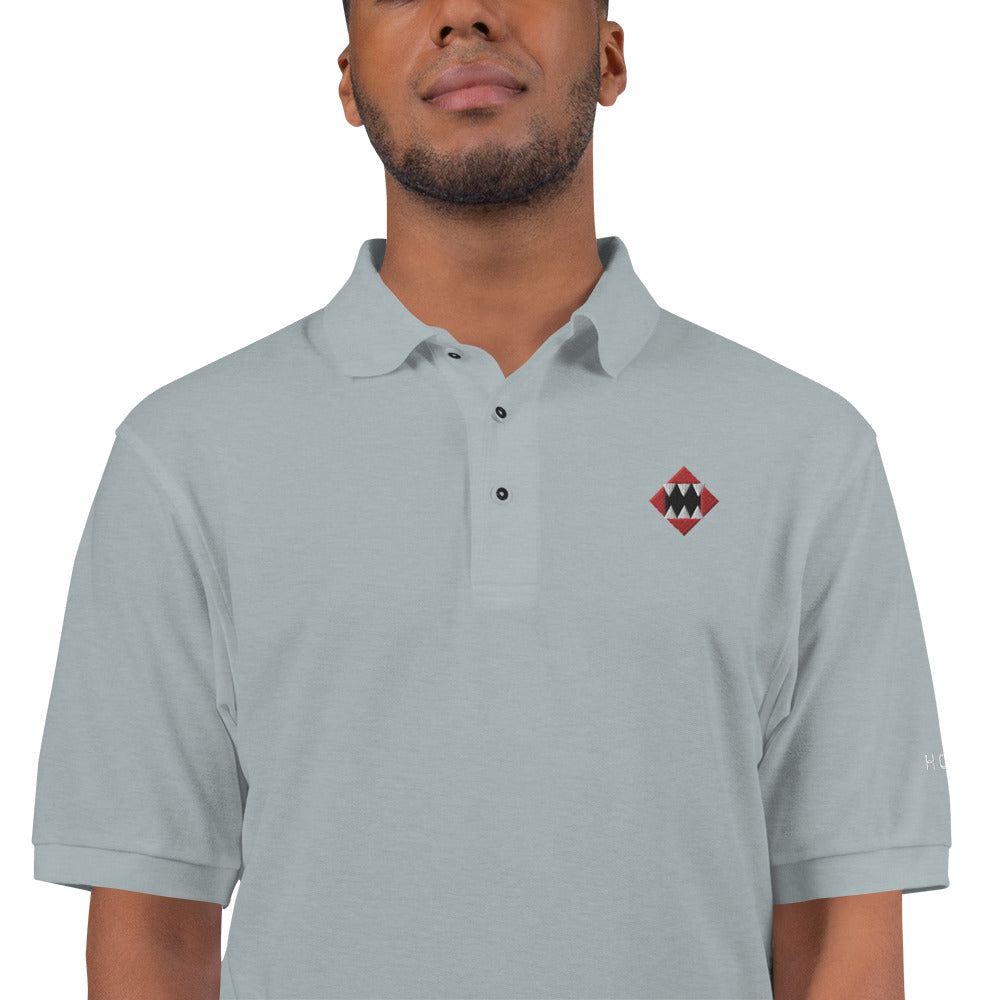 House of Bitey (tm) logo Men's Premium Polo