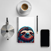 House of Bitey (tm) Sloth spiral notebook