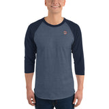 House of Bitey (tm) logo 3/4 sleeve raglan shirt