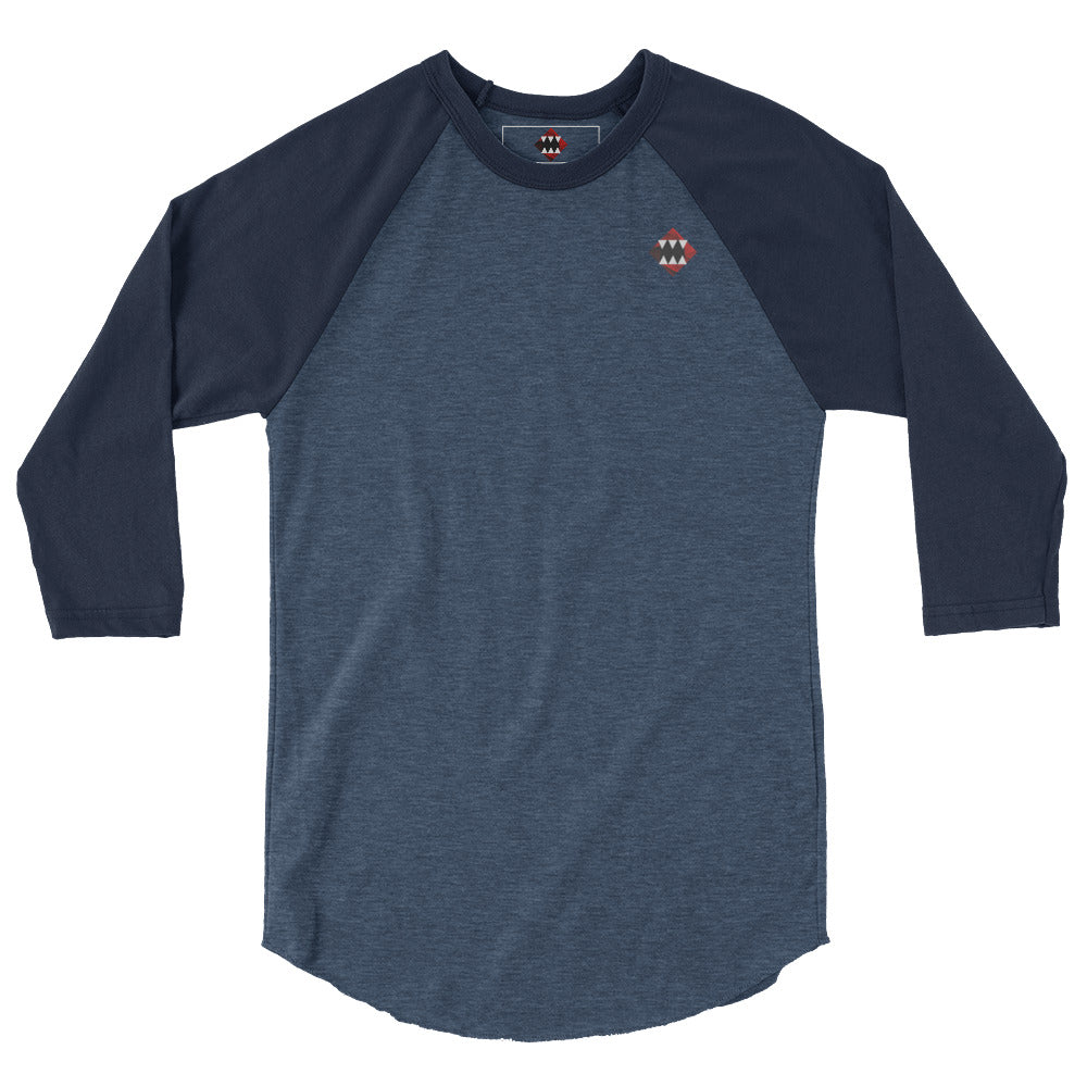 House of Bitey (tm) logo 3/4 sleeve raglan shirt
