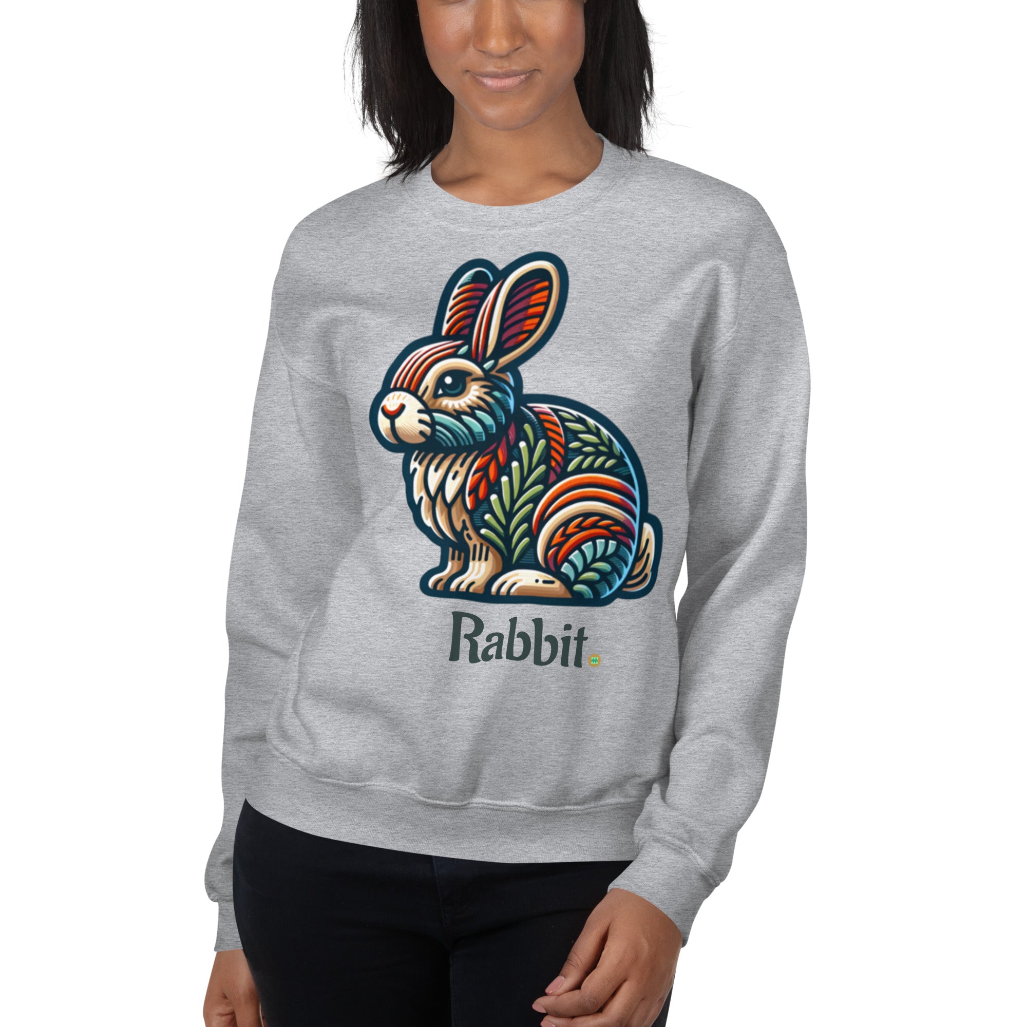 House of Bitey Bubba Bitey (tm) Rabbit unisex sweatshirt