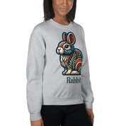 House of Bitey Bubba Bitey (tm) Rabbit unisex sweatshirt