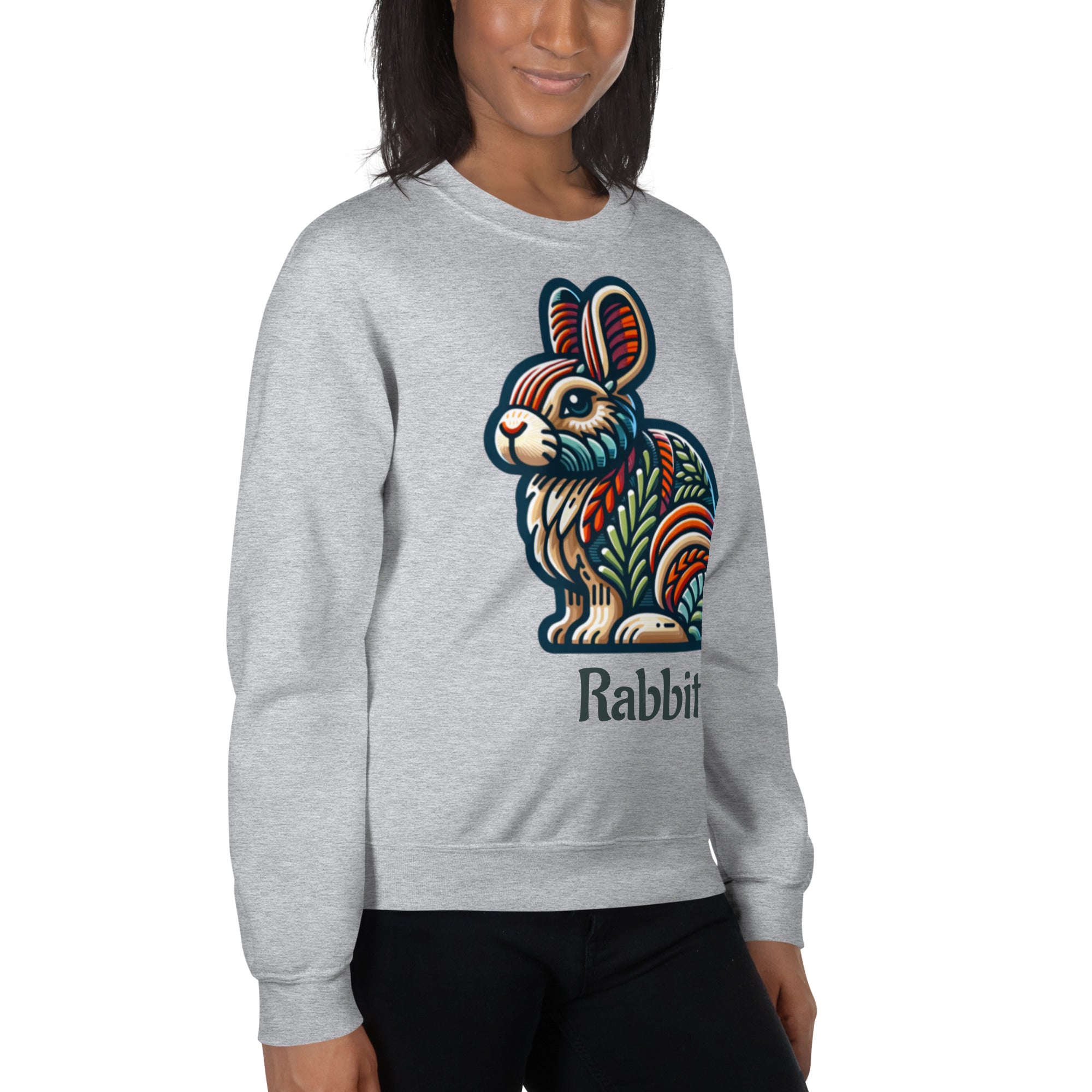 House of Bitey Bubba Bitey (tm) Rabbit unisex sweatshirt