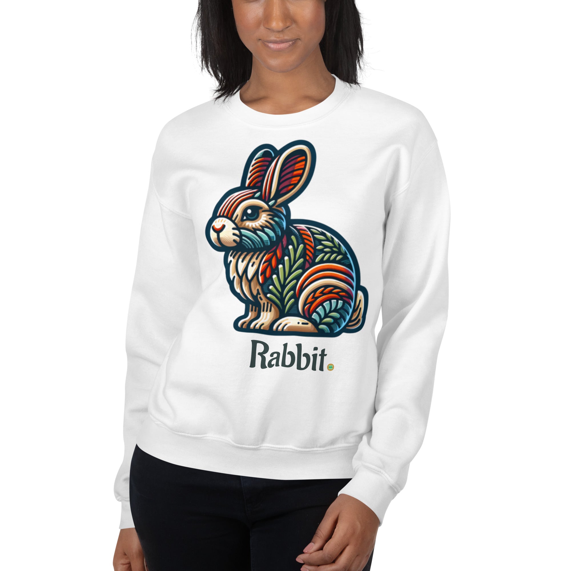 House of Bitey Bubba Bitey (tm) Rabbit unisex sweatshirt