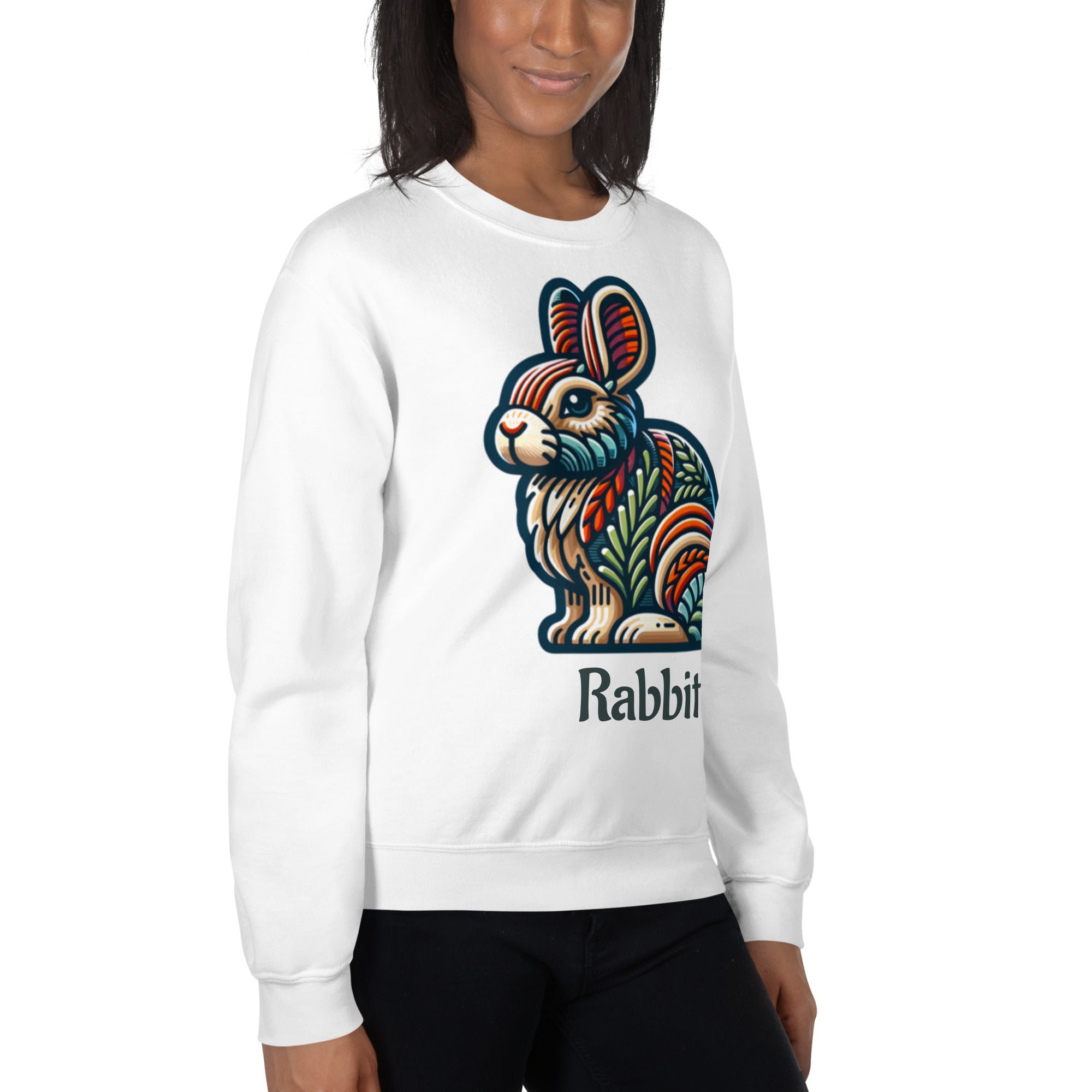 House of Bitey Bubba Bitey (tm) Rabbit unisex sweatshirt