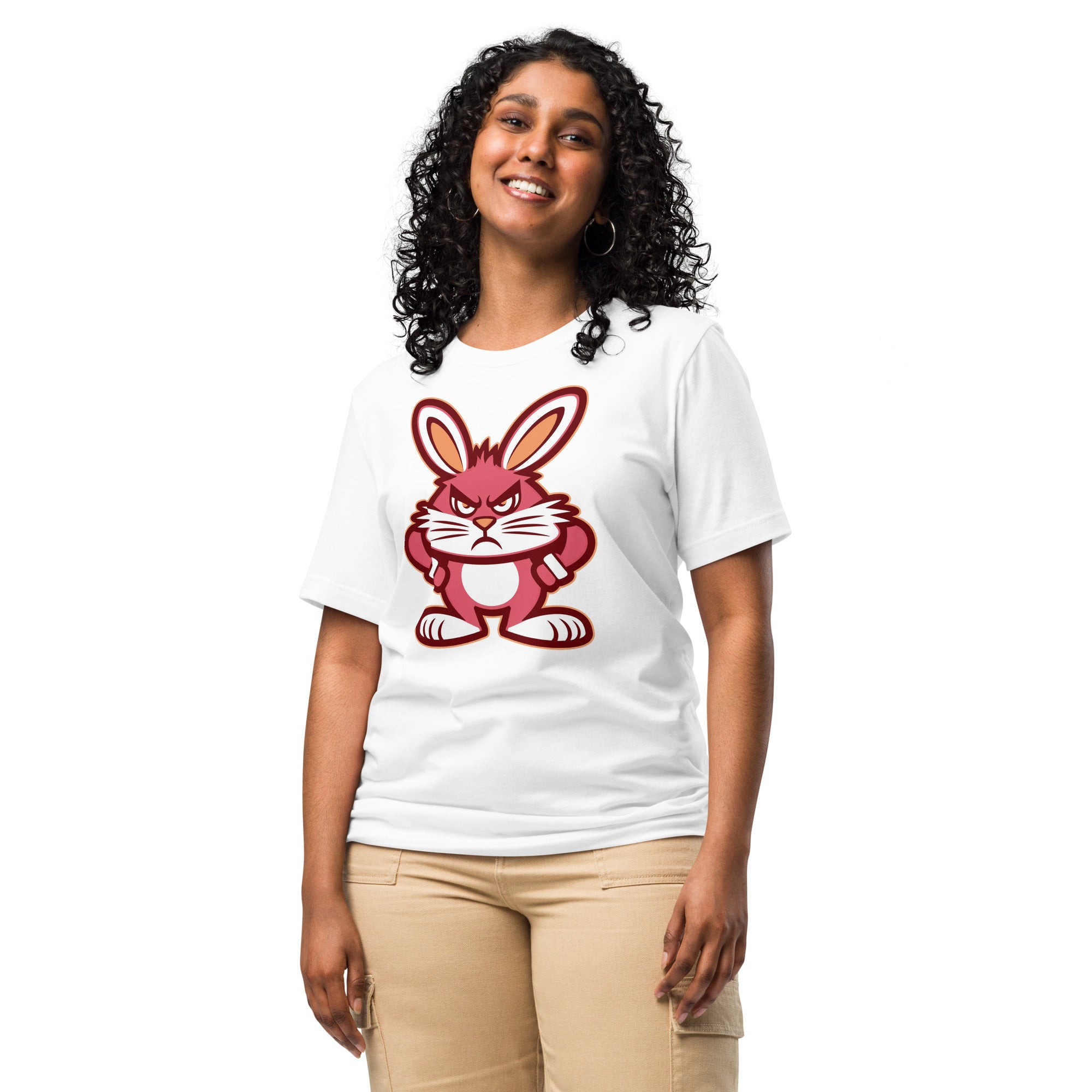 House of Bitey (tm) Attitude Bunny unisex t-shirt