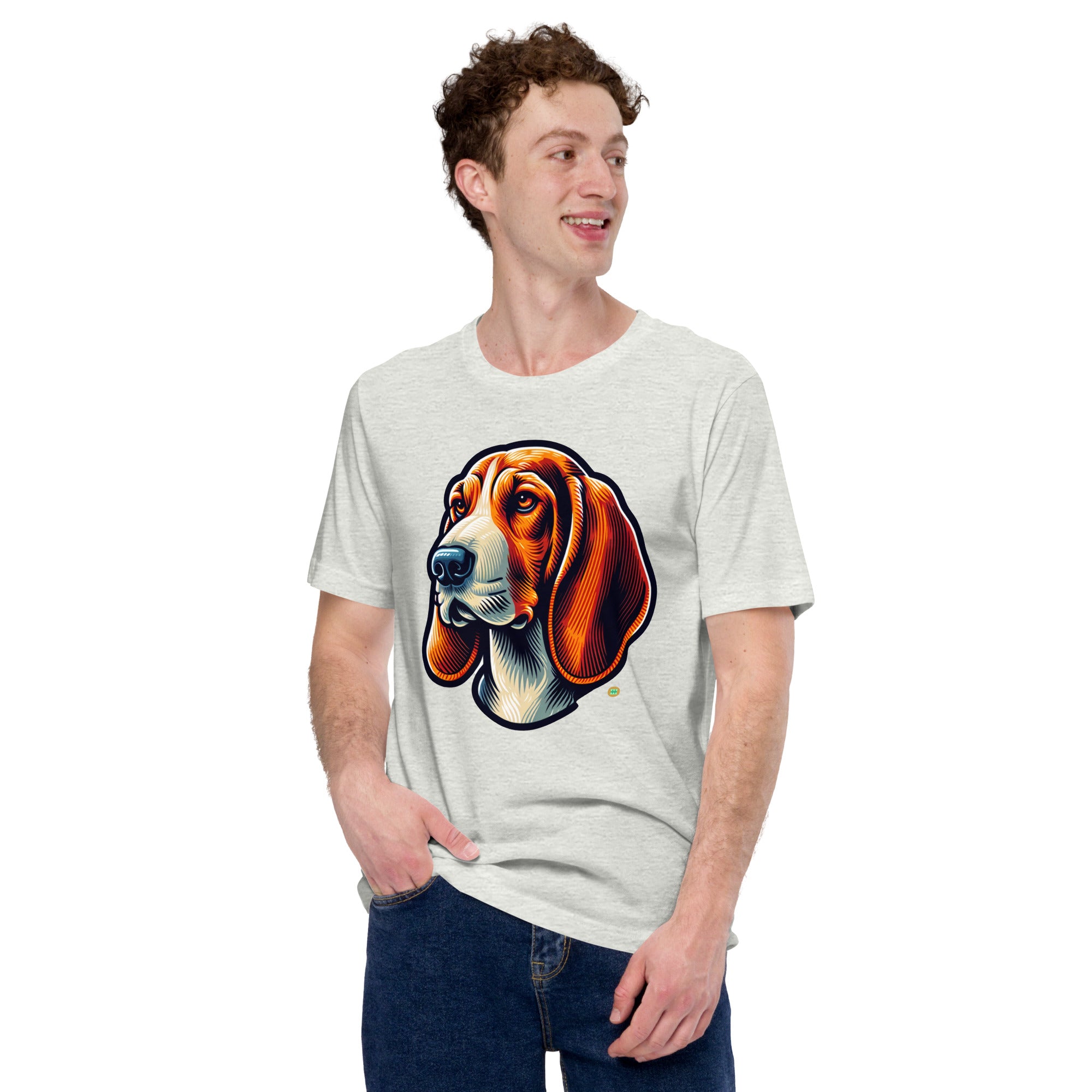 House of Bitey Bubba Bitey (tm) Bassett Hound unisex t-shirt