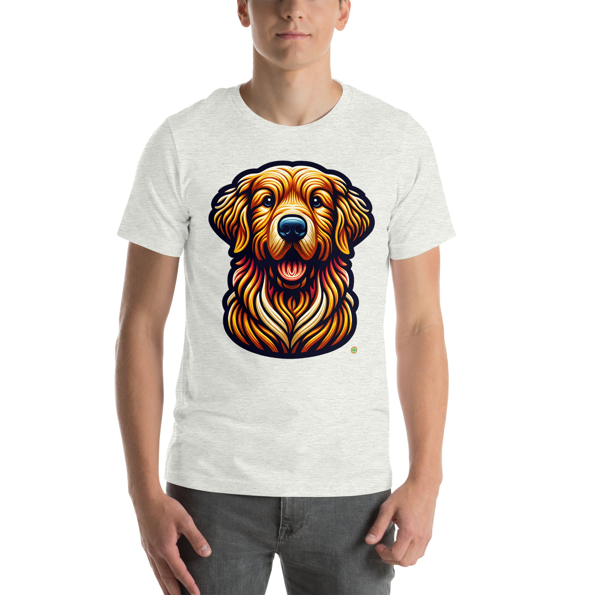 House of Bitey Bubba Bitey (tm) Golden Retriever unisex t-shirt