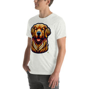 House of Bitey Bubba Bitey (tm) Golden Retriever unisex t-shirt