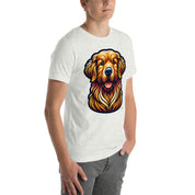 House of Bitey Bubba Bitey (tm) Golden Retriever unisex t-shirt