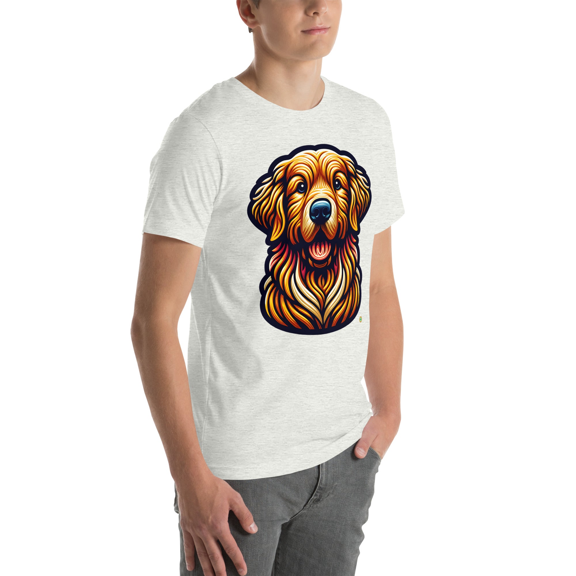 House of Bitey Bubba Bitey (tm) Golden Retriever unisex t-shirt