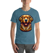 House of Bitey Bubba Bitey (tm) Golden Retriever unisex t-shirt