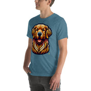 House of Bitey Bubba Bitey (tm) Golden Retriever unisex t-shirt