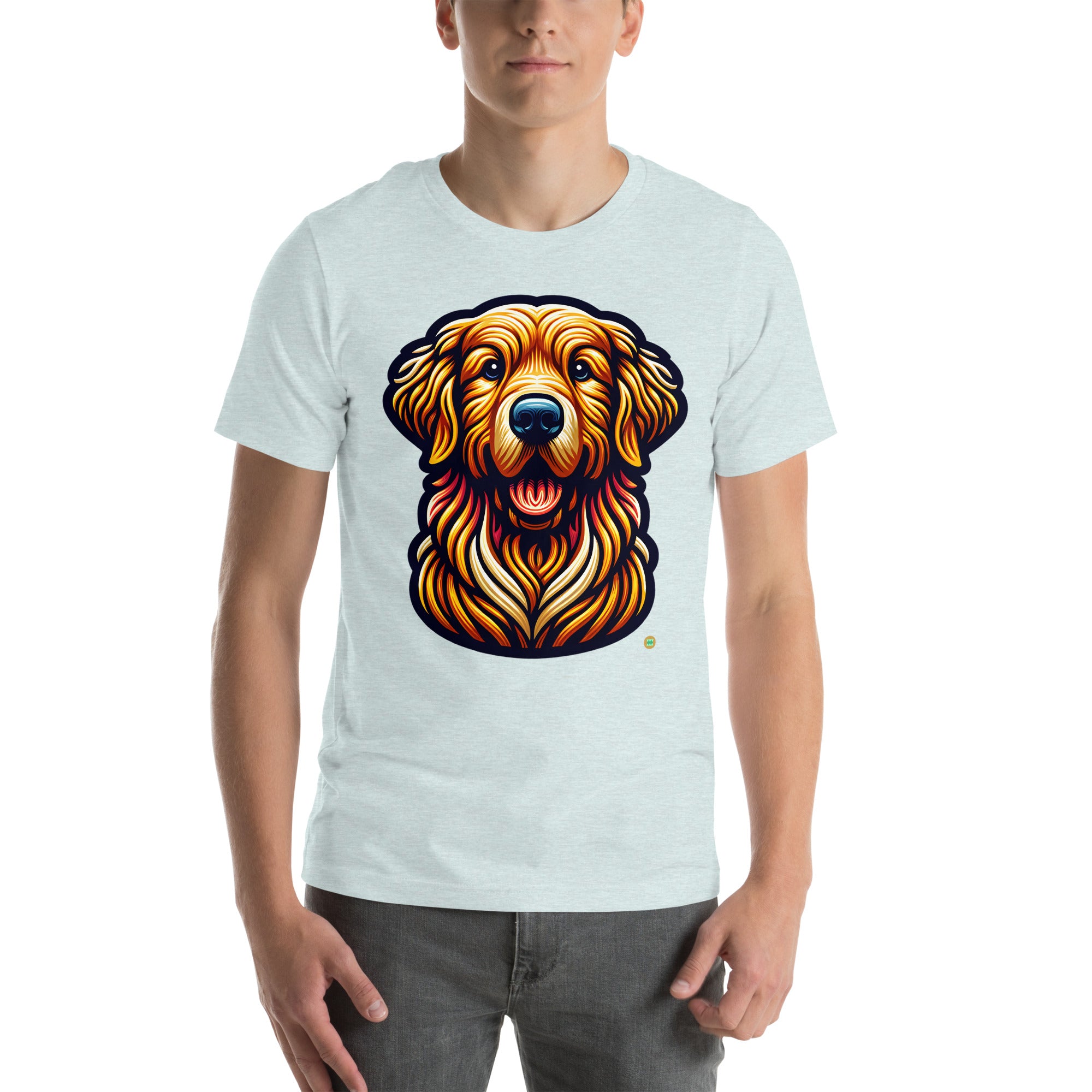 House of Bitey Bubba Bitey (tm) Golden Retriever unisex t-shirt